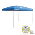 10' x 10' Blue Economy Tent Kit, Full-Color, Dynamic Adhesion (3 Locations)